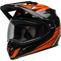 Bell MX-9 Adventure MIPS Alpine, enduro helm ,zwart/oranje ,L