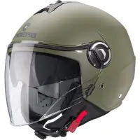 Caberg Riviera V4 X Jethelm Mat/Groen XS, unisex