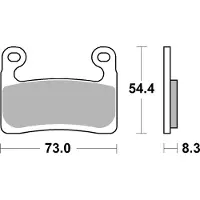 Brembo Remblok SR High Performance Voor, 07GR90SR, ECE R90