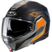 HJC i100 Beston MC27 Systeemhelm Zwart/Oranje XS