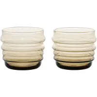 Marimekko Sukat Makkaralla glas 2-pack Brown, 20 cl
