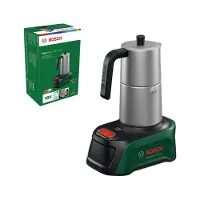 Bosch EasyMoka 18V-2 Inox, een draadloze koffiemachine op batterijen