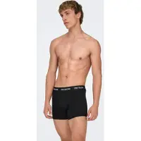 Only & Sons Boxershorts 'ONSFitz' zwart / wit