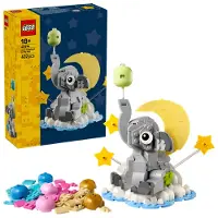 LEGO Iconic 40814 Le bébé éléphant dans le ciel