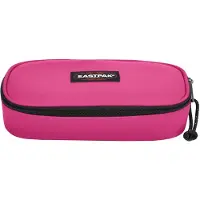 Eastpak Etui 'Oval Single' pink / zwart / wit