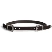 Pieces Pcrodeo Suède Western Riem Dames Bruin 80