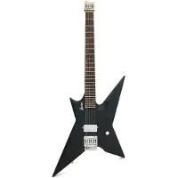 Fazley Ninja Star Stealth Black elektrische gitaar met deluxe gigbag