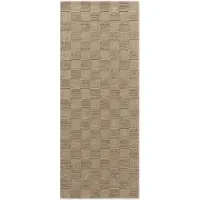 Villeroy & Boch Scala handgeweven wol vloerkleed donker 80x200 cm