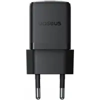 Baseus Power charger Palm 30W, 1x USB, 1x USB-C zwart