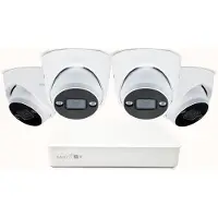 Swann AdvancedX 5MP Series - Beveiligingscamera's - 4 Camera's - cctv camerasysteem - 1TB - geen abonnementskosten - 3K Ultra HD - Spotlight Dome IP Cameras