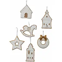 Loberon Set hangers set van 6 Roéline
