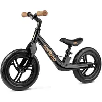 Cariboo Magnesium Pro - Loopfiets - Vanaf 2 jaar - voor Jongens en Meisjes - 12 inch - Zwart-Bruin - Anti-lek EVA Banden - Verstelbaar Stuur en Zadel