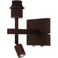 Steinhauer Wandlamp Stang 2995CA armatuur met leeslamp in cacao metaal