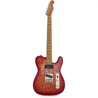 Fazley Project P5 Deep Roots Ember Red Limited Edition elektrische gitaar met deluxe gigbag