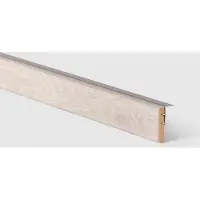 Maestro Overgangsprofiel Laminaat Licht Grijze Eik – 1300x56x12 mm | Traprenovatie