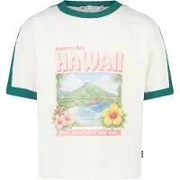 America Today T-shirt met print - wit Meisjes Katoen Ronde hals Printopdruk - maat 158/164