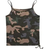 Brandit Top 'Lilly ' bruin / donkerbruin / grijs
