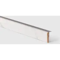 Maestro Overgangsprofiel Laminaat Witte Marmer – 1300x56x12 mm | Traprenovatie