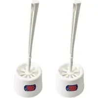 Synx Tools Toiletborstel Wit set van 2 stuks - Toiletborstels - Toilethouder - 100% Gerecycled