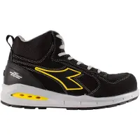 Diadora Werkschoen Run NET AB MID S3S 181149 | Zwart/Zwart C0200 | Maat 39 - 8053607623440