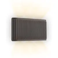 Briloner Accu Wandlamp, dimbaar, 17,5x9x4,5 cm, rechthoekig, 1W, 150lm, 2700K, warm wit, met touchbediening, antraciet kleur - Wandlamp voor woonkamer, slaapkamer, hal