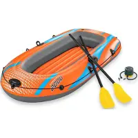 Bestway Inflatable Boat With Paddles And Inflatable Pump 196x106 Cm Oranje