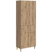 vidaXL 2 st Artisanaal eiken