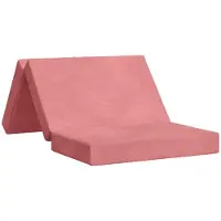 vidaXL Vouwbare Sofa Bed 100 x 67 x 45 cm Roze