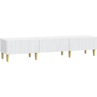 vidaXL TV Kast met lade Wit 147 x 34,5 x 30 cm Bewerkt hout