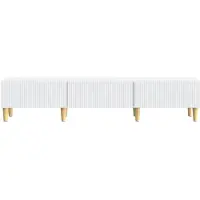 vidaXL TV Kast met lade Wit 147 x 34,5 x 30 cm Bewerkt hout