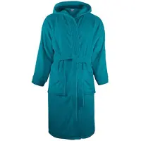 The One Towelling Kapjurk voor volwassenen (Turquoise)