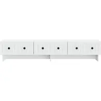 vidaXL TV Kast met lade Wit 147 x 34,5 x 30 cm Bewerkt hout