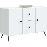 vidaXL Dressoir, wit, 89 x 34,5 x 60 cm, houtvezel