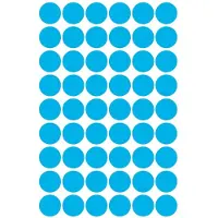 Avery Etiket Avery Zweckform 3142 rond 12mm blauw 270stuks | 10 stuks