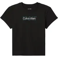 Calvin Klein Baby Tee Black Maat: M | Tops Outlet | Dames | Zwart