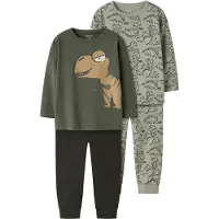 Name it Nightset Pyjama Met Lange Mouwen 2 Eenheden