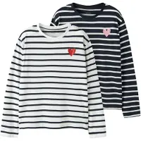 Name it - NKFTOVELINA 2P LS NREG TOP PB NOOS - Meisjes - Lange mouwen shirts