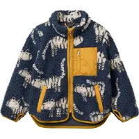 Liewood Fleecejacke - Teddy - Nolan - Tiger/Classic Navy - - 4 Jahre (104) - Fleecejacken