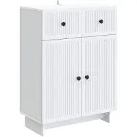 vidaXL Dressoir Wit 66 x 34,5 x 90 cm Bewerkt hout
