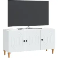 vidaXL TV Kast Wit 99 x 34,5 x 50 cm Bewerkt hout