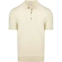 Profuomo Heren Polo's & T-shirts Luxury Basic - Ecru - Maat M