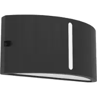 Eglo Wandlamp buiten E14 | Poggiarello | Lichtvenster | Zwart | IP54