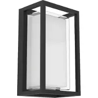 Eglo Wandlamp buiten | Genovese | 3000+4500+6000K | Zwart | IP65 | 10W
