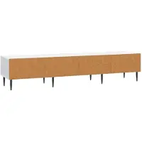 vidaXL TV Kast met lade Wit 147 x 34,5 x 30 cm Bewerkt hout