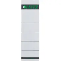 Leitz Rug-insteekkaart breed 57x191mm karton grijs 10 stuks