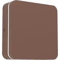 Eglo Wandlamp buiten Pedersano, bruin / roest, Aluminium, Modern, Wandlamp buiten