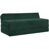 vidaXL Vouwbare Sofa Bed Donkergroen 120 x 60 x 49 cm Stof