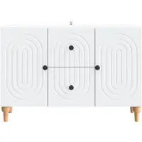 vidaXL TV Kast met lade Wit 89 x 34,5 x 60 cm Bewerkt hout
