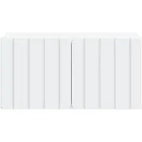vidaXL Wandmontage TV-kast 59,5 x 31 x 30 cm Wit Bewerkt hout