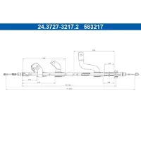 Ate 24.3727-3217.2 Handremkabel